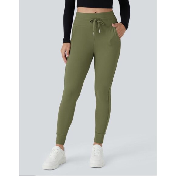 New Halara Cloudful Air High Waisted Drawstring Joggers Sz XL Womens Blue Teal - Picture 13 of 16